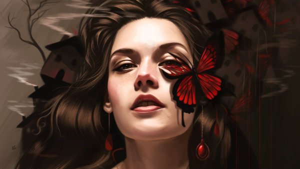 Девушка иллюстрация