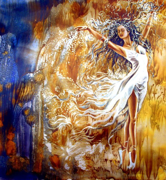 Девушка испанка танцовщица фламенко