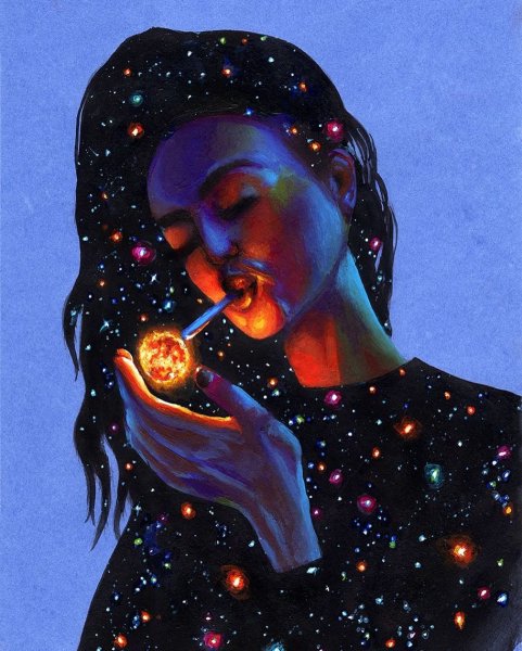 Космическая девушка