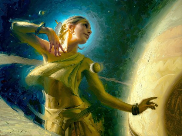 Фэнтези космос девушки