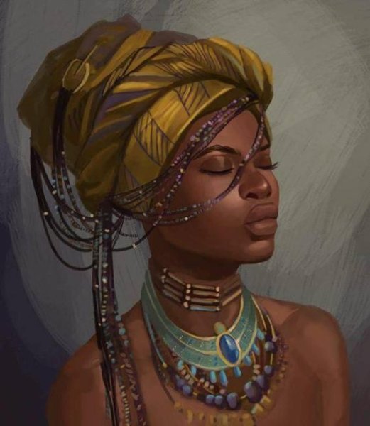 Афро портрет