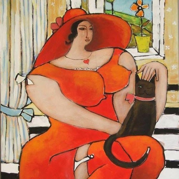 Художник Дуэйн Брайерс толстушка Хильда