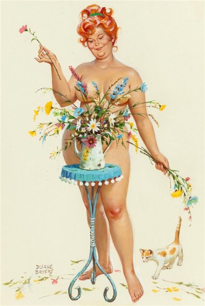 Полные женщины арт