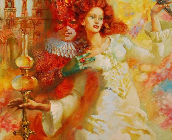 Олег Чубаков художник картина карнавал