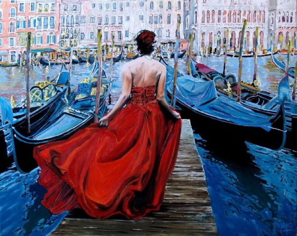 Июнь Баркарола картина