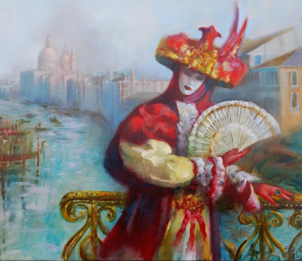 Венеция маскарад живопись
