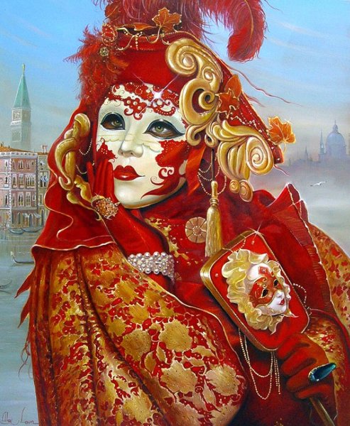 Алекс Левин венецианские маски