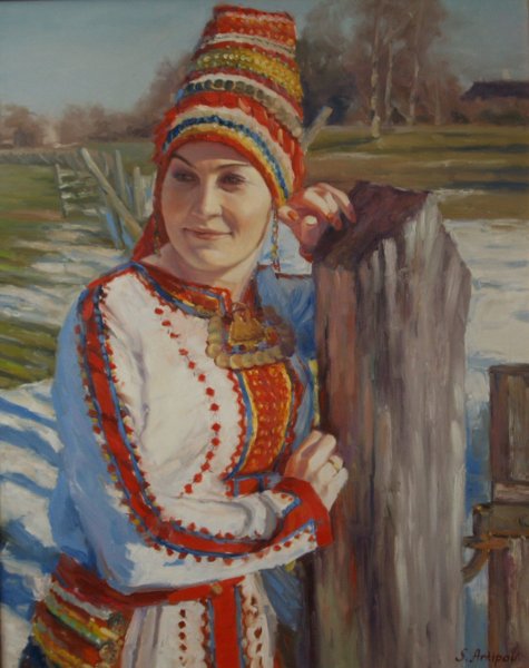 Мордовские художник Федот Сычков