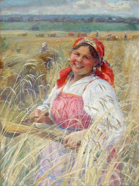 Федот Васильевич Сычков Мяльщицы льна