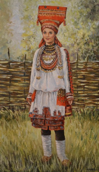 Мордовская девушка Харламов