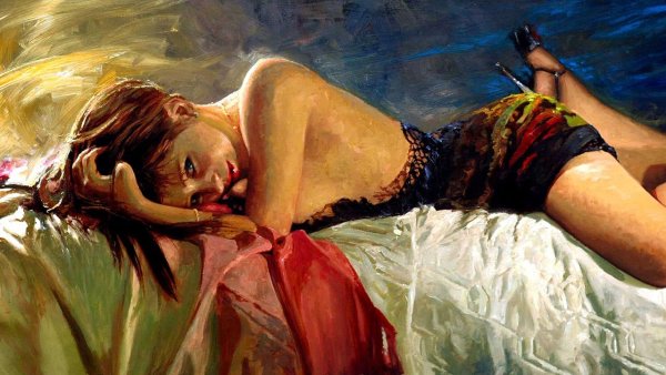 Обои девушки мультяшные