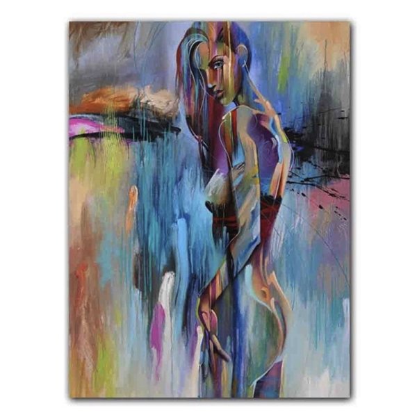 Современная живопись абстракционизм девушка