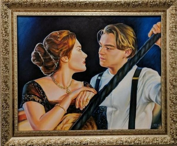 Портрет Кейт Уинслет из Титаника