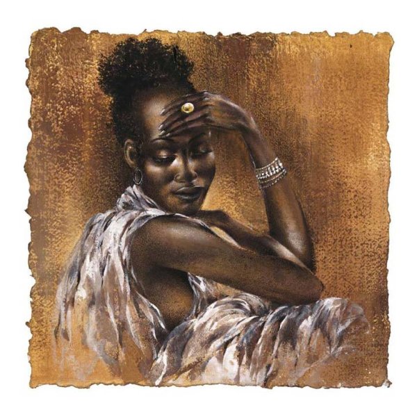 Портрет в африканском стиле