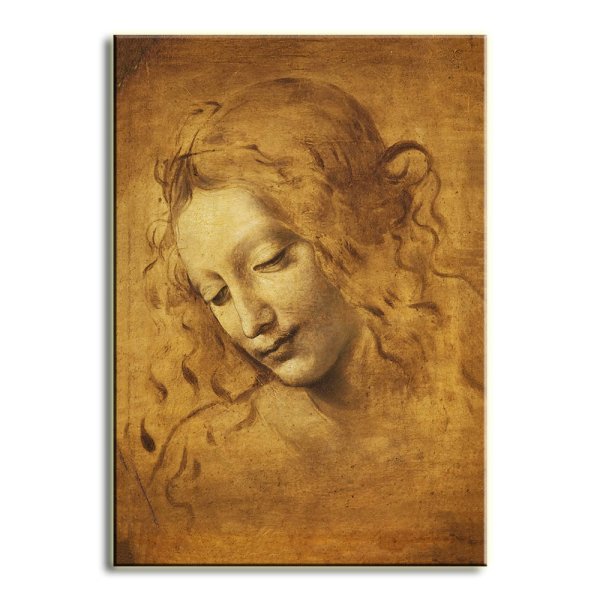 Леонардо да Винчи head of a woman