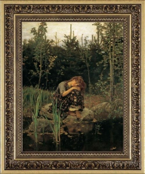 Васнецов Виктор Крестьянская девочка (Этюд)