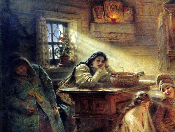 Маковский Константин Егорович святочные гадания