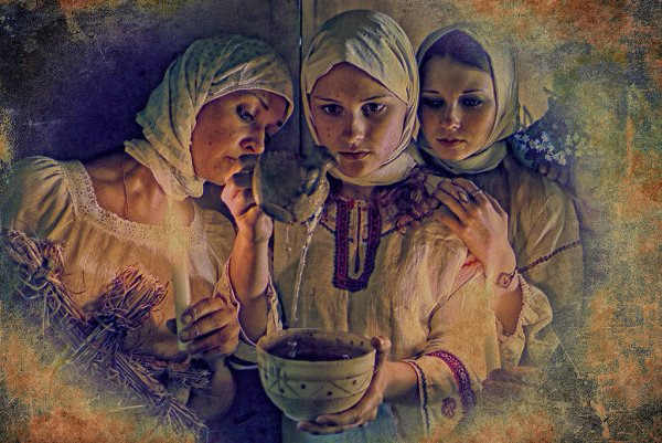 Юрий Сергеев художник Святки