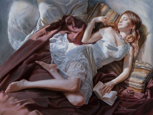 Волегов Владимир художник картины спящая девочка