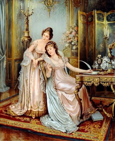 Джон Вандербанк портрет дамы