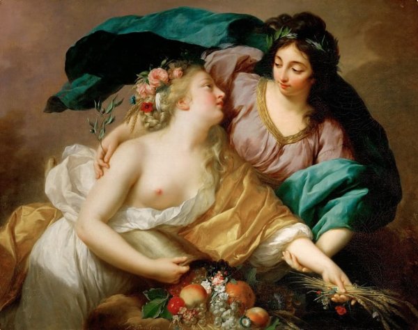 Карл Йозеф Штилер галерея красавиц на тарелках