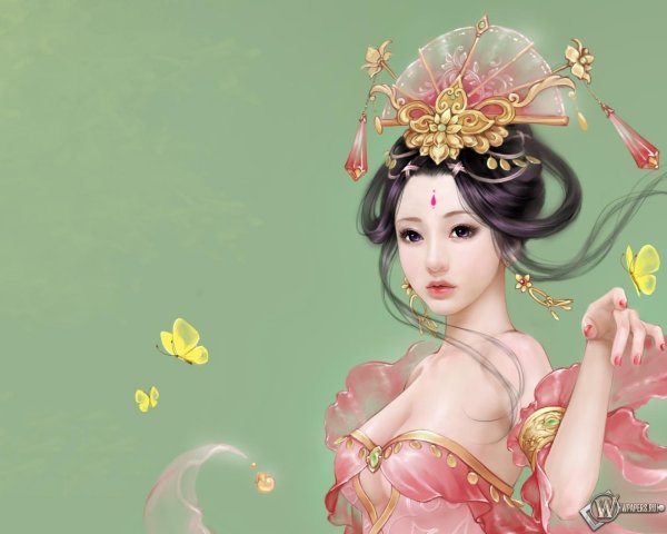 Художник Чжао Гоцзин и его ученица Ван Мэйфан