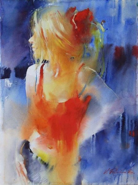 Виктория и Слава Пришедько акварели