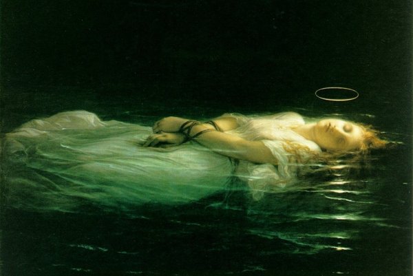 Поль Деларош Христианская мученица времён Диоклетиана в Тибре