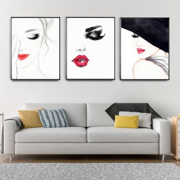 Модульные картины для салона красоты