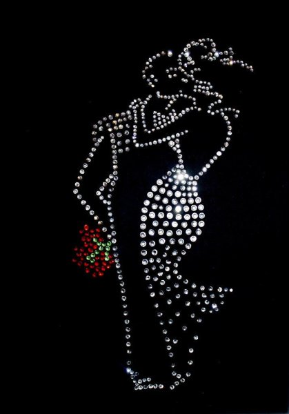 Трафарет для страз