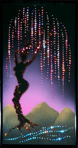 Панно со стразами