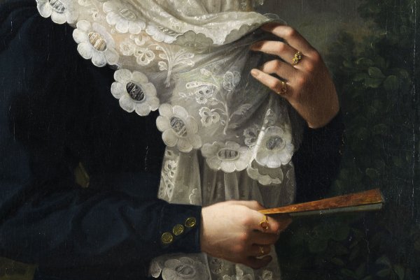 Старинные кружева в живописи