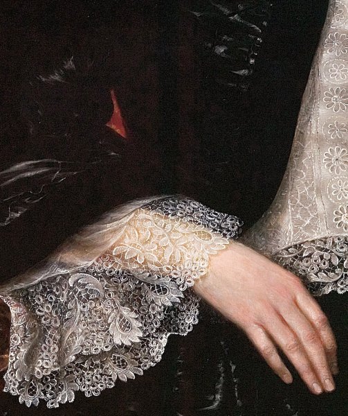 Кружевное платье в живописи