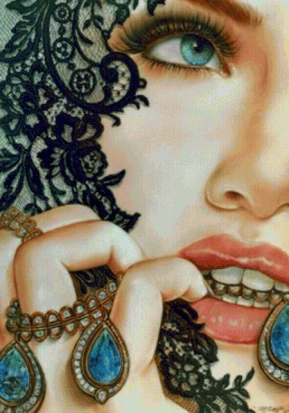 Картины с кружевом