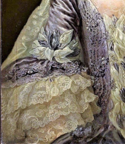 Тончайшие кружева в живописи старых Мастеров.