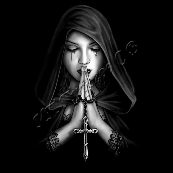 Монашка с крестом