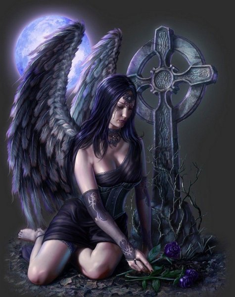 Anne Stokes картины Готика