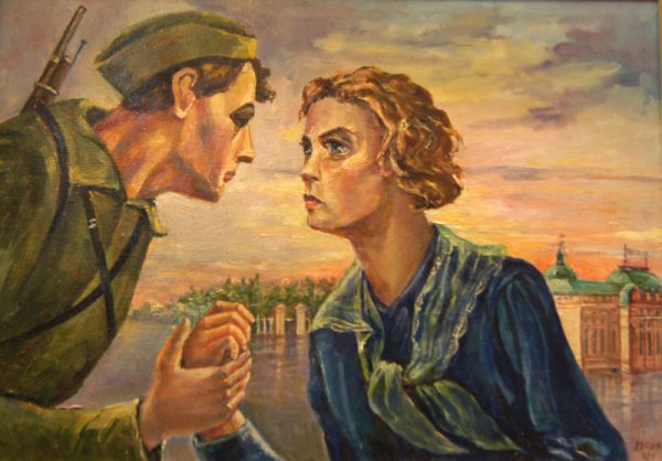 Военные картины художников