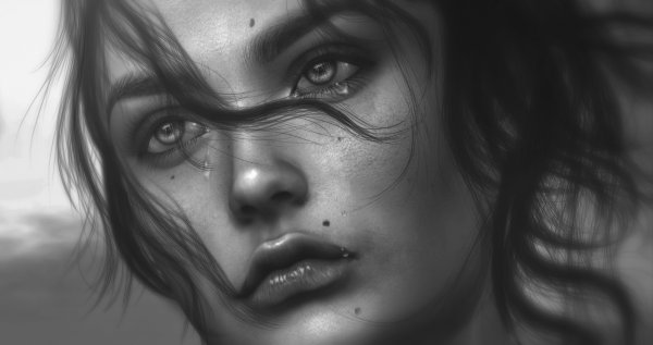 Грустный портрет