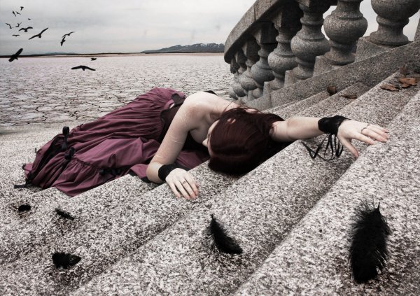 Бросание камушков в воду