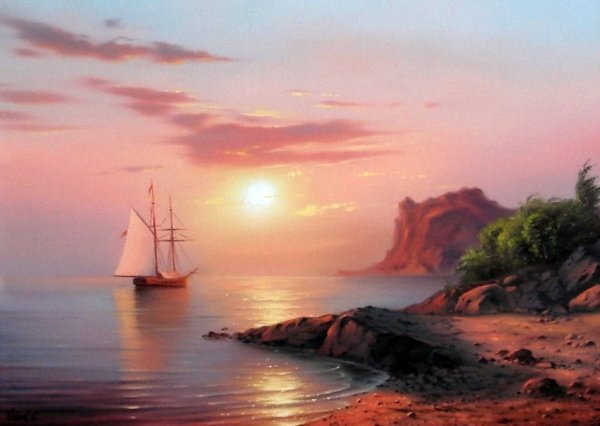 Пейзажи морского побережья