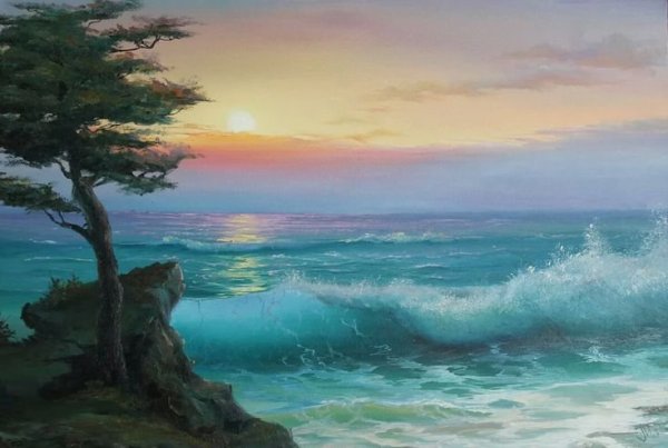 Море скалы Калифорния