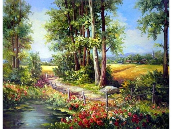 Художник anca Bulgaru пейзажи