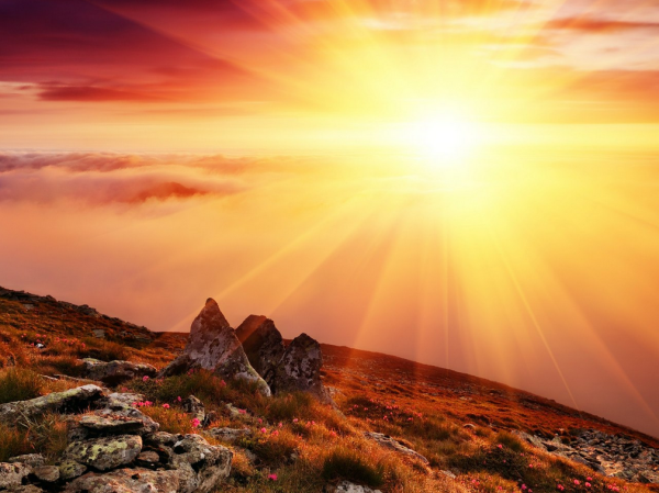 Красивый рассвет