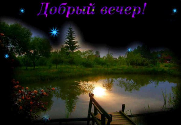 Доброго летнего вечера и спокойной ночи