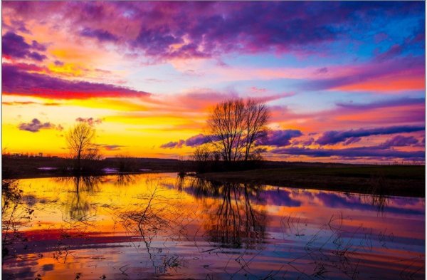 Рассвет весной