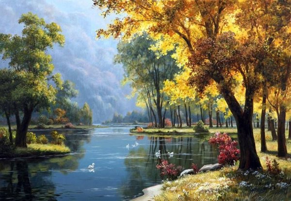 Рисование на природе