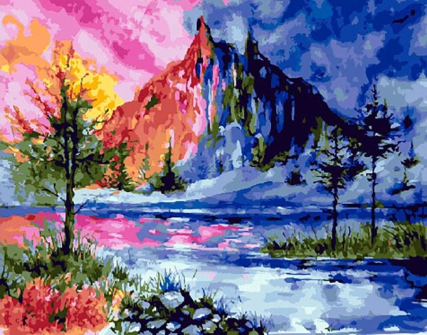 Acrylic Landscape Painting картины