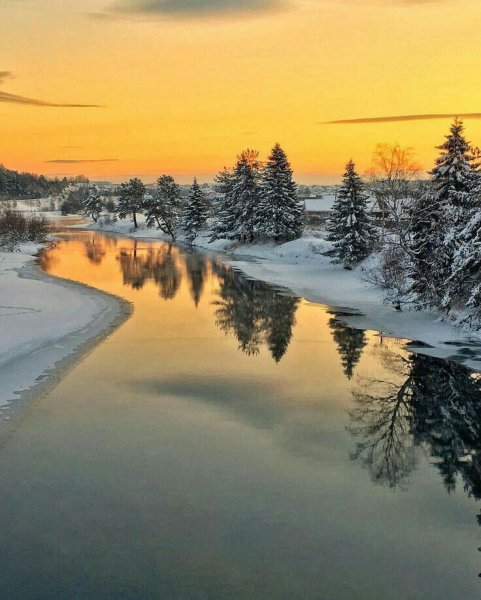 Пейзаж ранняя зима