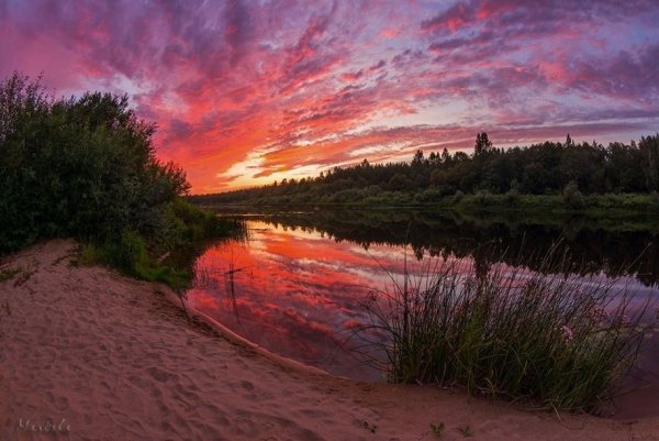 Необычный закат